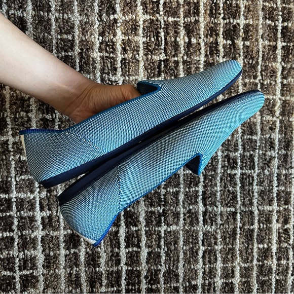 NWOB Rothy's Women's Loafers Indigo Cloud Blue - Picture 6 of 13